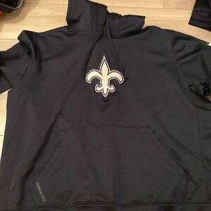 Mens adult XL licensed saints hoodie